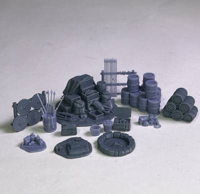 Viking Camp scatter terrain